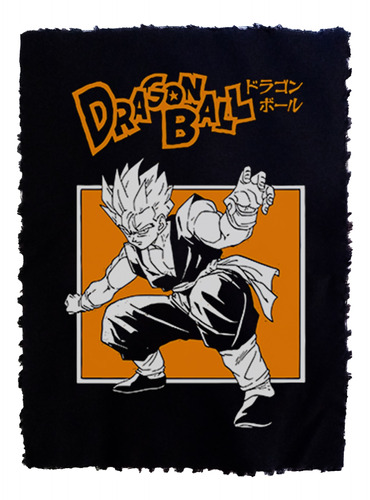 Dragon Ball Gohan Parche Espaldera (serigrafía)