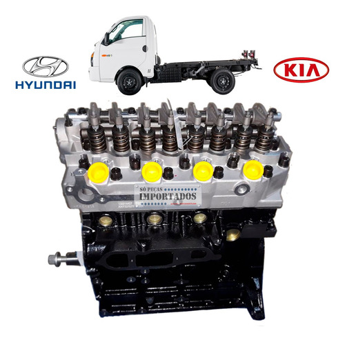 Imagem 1 de 10 de Motor Kia Bongo K2500 E Hyundai Hr 2.5 Novo 0km