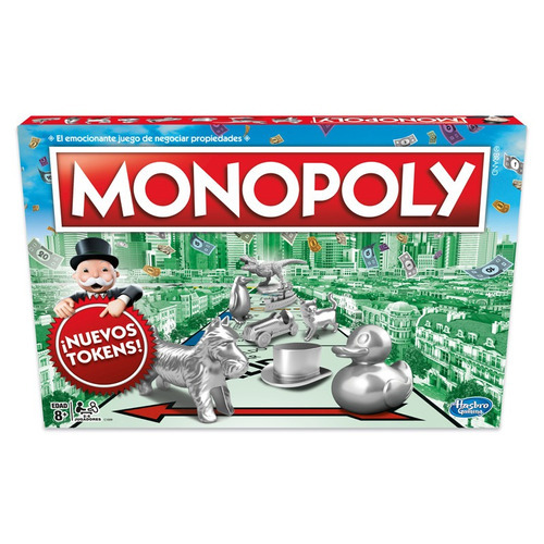 Imagen 12 de 12 de Juego de mesa Monopoly Clásico Hasbro C1009