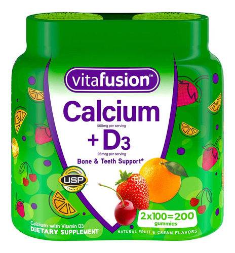 Vitafusion Calcium 500 Mg+d3 1000 Ui, - cc a $97900