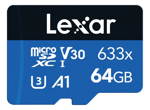 Memoria Microsd 64gb Lexar High-performance 633x U3 V30 A1