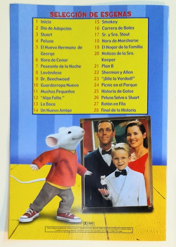 Dvd Stuart Little Un Ratón En La Familia 2000 (Usado)