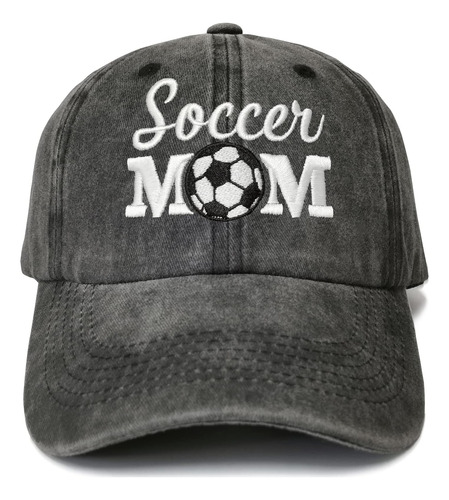 Shenbors Sombreros Bordados Mamá Fútbol Mujeres, Sombrero