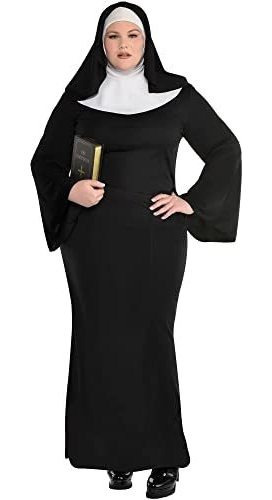 Disfraz Talla Standard Para Mujer De Monja Santa Halloween