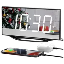 Comprar Relojes Despertadores Pantalla Led Grande De Carga Usb