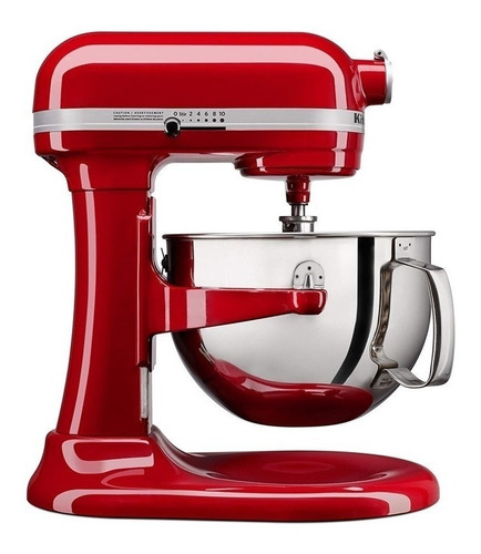 Batidora de pedestal KitchenAid KP26M9XC empire red 120 V