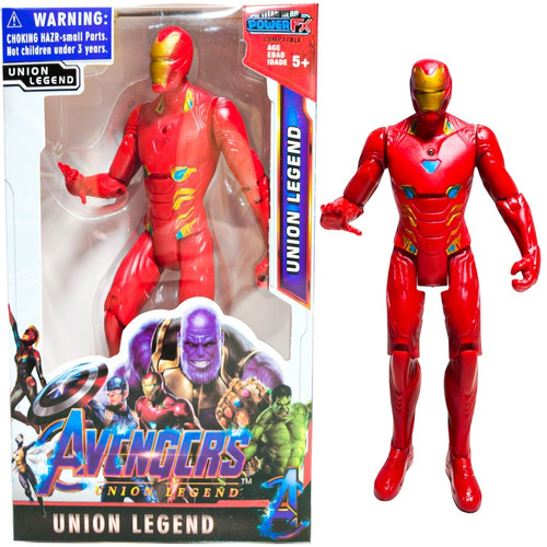 Ironman Muñeco Avengers Endgame Juguete Articulado Con Luz