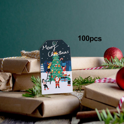 100x Etiquetas Para Envolver Regalos Etiquetas De Estilo D
