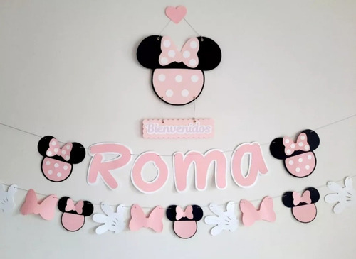 Piñata Minnie Silueta Negra O Blanca