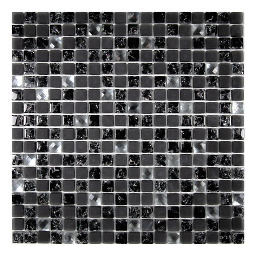 Malla Importada De Pared Pinto 30x30 Cm - Vc 1508 Negra