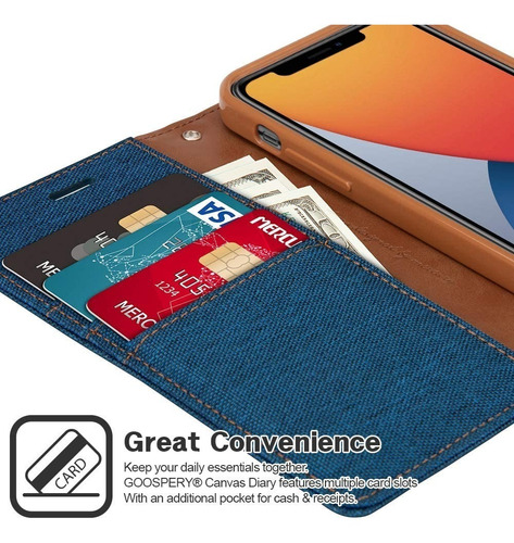 Imagen 4 de 8 de Funda Protector Cartera Tarjetero Para Celulares iPhone