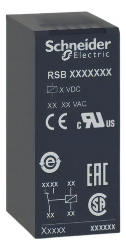 Rele Interface Miniatura 24vcc Plug-in 12a 1na+1nf Schneider