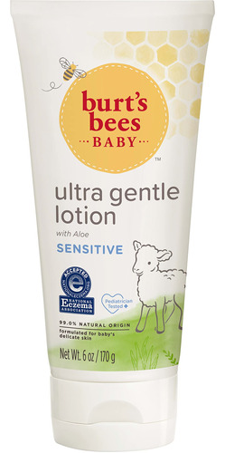 Burt's Bees Baby Loción Ultra Suave Para Pieles Sensibles,.