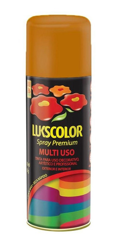 Spray Lukscolor Mult Marrom Barroco Brilh 400ml