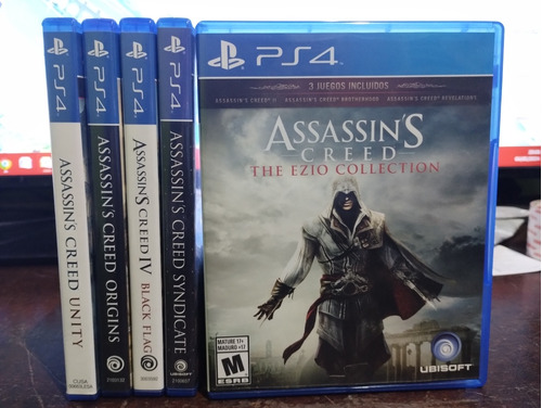 Jogos Assassin's  Creed Ps4 Mídia Física.