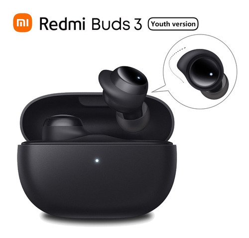 Auriculares Xiaomi Redmi Buds 3 Lite Black Color Negro Luz Negro