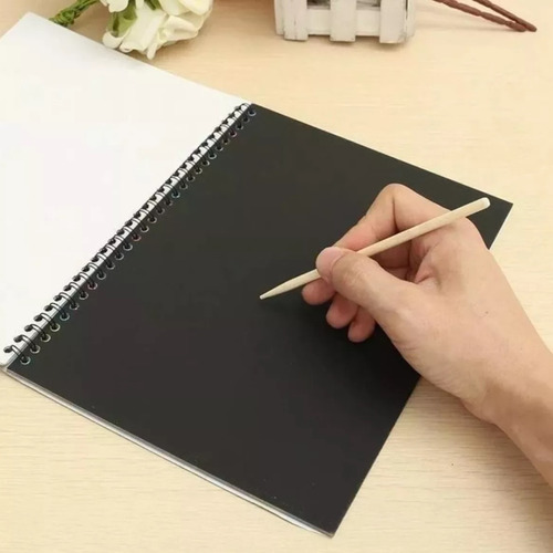 Libro Pintar Rainbow Scratch Art-arte Color Papel Para Nota