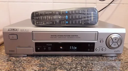 Videocassete Vhs Philips 4 Cabeças, Em Impecável Estado | MercadoLivre