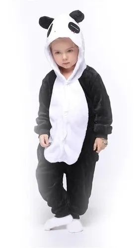Pijama Kigurumi Polar Oso Panda Para Ni os Y Ni as