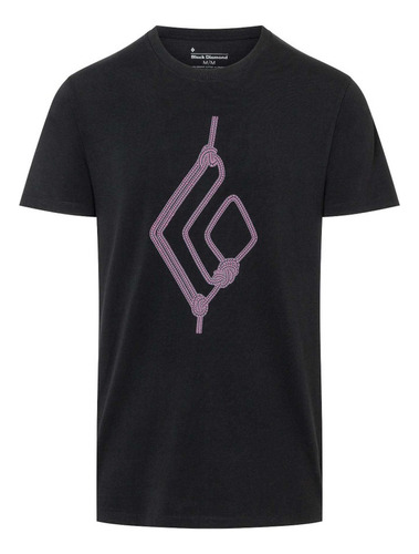 Black Diamond Rope Diamond Tee Black (playera Deportiva)