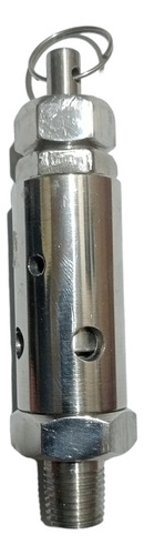 Válvula De Seguridad Tipo Argolla De 1/4 Acero Inoxidable
