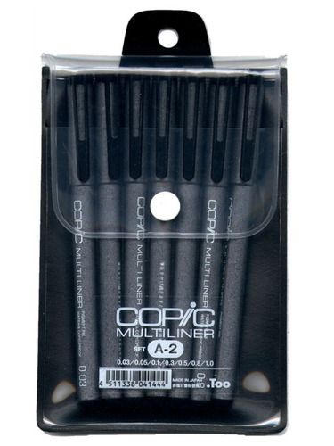 Copic Multiliner - Set 7 Tiralíneas A2