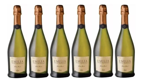 Champagne Emilia Nieto Senetiner Extra Brut Caja X6 X750cc