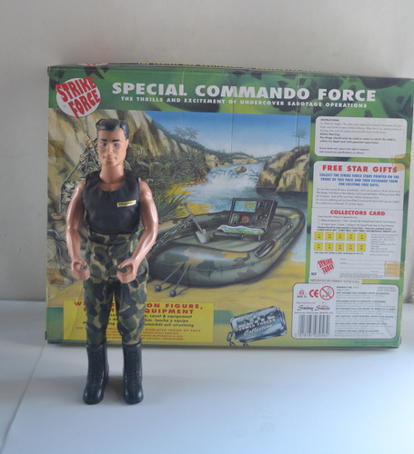 Strike Force Temerario Action Man Dynaman Gi Joe Max Steel (Usado)
