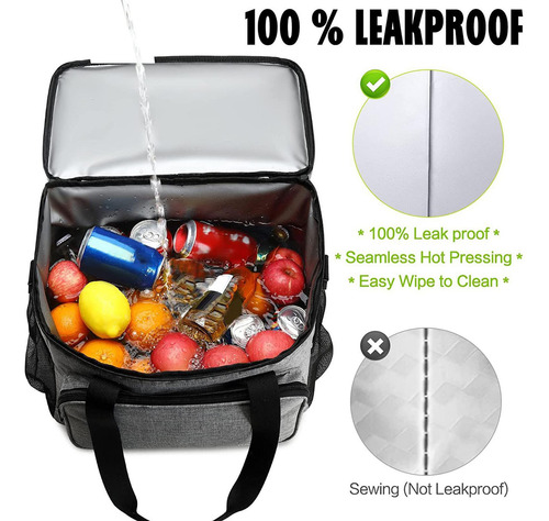 Bolsa Térmica Plegable Para El Almuerzo Para Hombres Y
