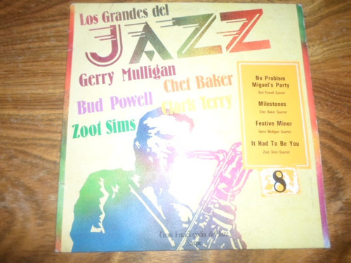 Los Grandes Del Jazz 8 - Gerry Mulligan Chet Baker * Vinilo