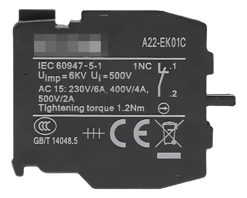A22-ek01c - Contato 1nf Para Botao