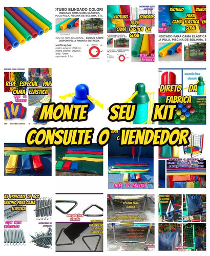 Imagem 10 de 10 de Pés Antiderrapante P/cama Elastica Mais Segurança Kit C/08'