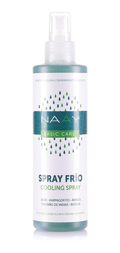 Spray Calmante Frío Naay - Con Árnica Y Castaño De Indias 