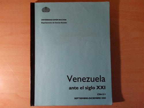 Venezuela Ante El Siglo Xxi, Guía De La Usb, Csa-211