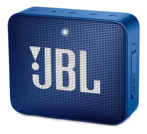 Caixa De Som Bluetooth Jbl Go 2 Jblgo2blu 3w Micro Usb Azul