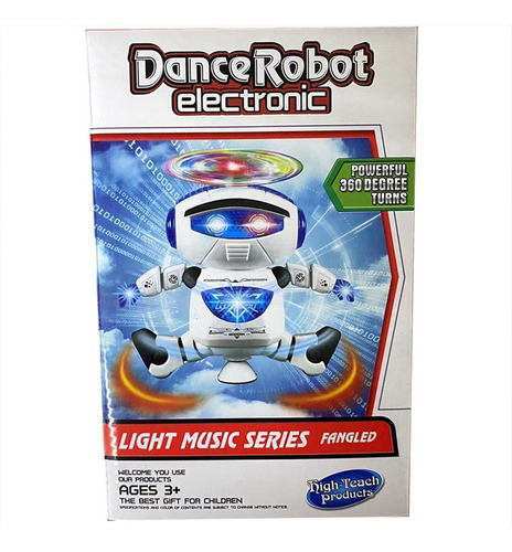 Q Robot De Baile Deslumbrante Eléctrico Música Ligera Dance