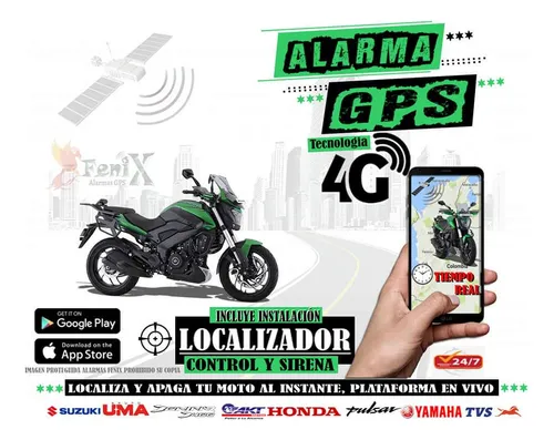 Alarma Gps Para Moto Con Instalación Bogotá Domicilio