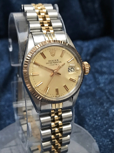 Rolex Aço E Ouro 18k Oyster Perpetual Date Automático