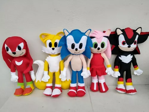 Bonecos Sonic em Feltro (preço Unitário)