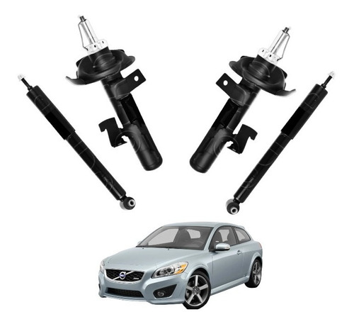 Kit De Amortiguadores Volvo C30 2008 09 10 2011 Alta Calidad