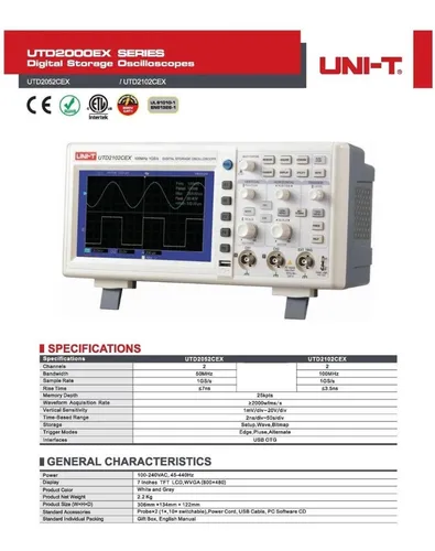 Uni-t Trio Laboratorio Utp3313tfl-ii Utd2102cex Utg932e