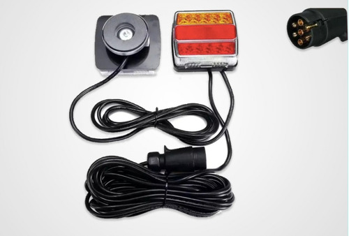 Farol Trasero Led Imantado Kit Completo Trailer Faroles Luz 