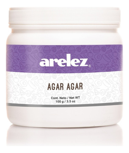 Agar Agar Puro 100 Gramos Arelez