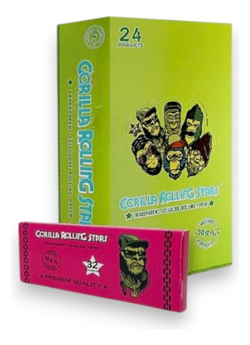 Combipack Gorilla Rolling Stars Celulosa - Display De 24