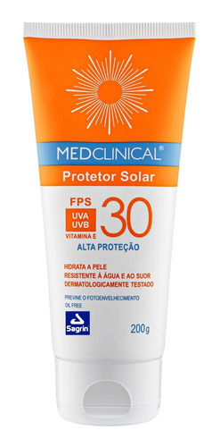 Protector Solar Medclinical Fps 30 200 G