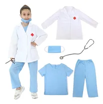 Comprar Lingway Toys Kids Pretend Juego De Rol Disfraces Bata Blanca