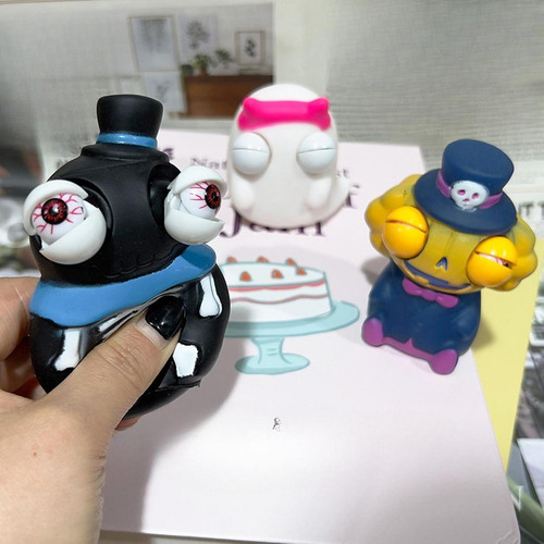 6 Juguete Para Apretar Con , Decoración De 12,5 X 5,5 X Cm