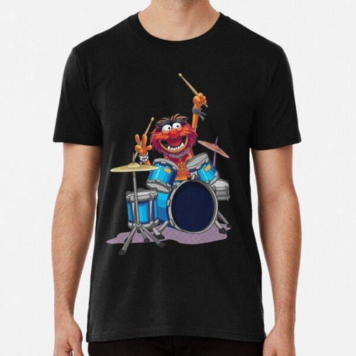 Remera Animal Drummer The Muppets Show Algodon Premium