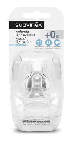Imagen 1 de 3 de Pack 2 Tetinas +0m Fisio Silic - Tienda Oficial Suavinex