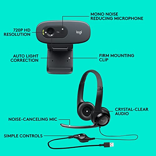 Auriculares Logitech Usb H390 Con Micrófono De Cancelación